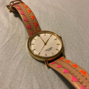 Kate Spade colorful leather watch